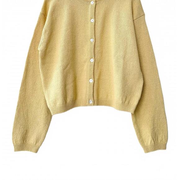 LE BON SHOPPE Sweaters - NEW LE BON SHOPPE women's leila cardigan in custard